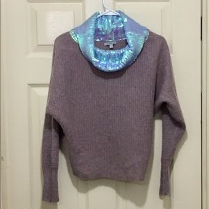 Charlotte Russe Sequins Sweater Top
